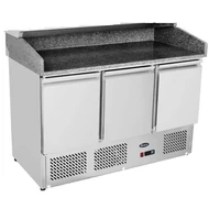 Feltéthűtő nélküli pizzamunkaasztal