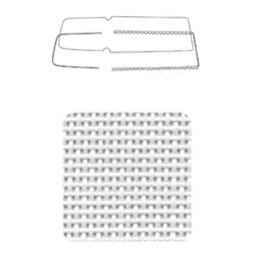 NARDI RICAMBIO ATLANTICO cserélhető szövet fekvőfelület napozóágyhoz fehér színben