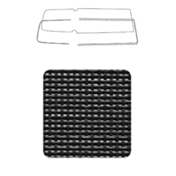 NARDI RICAMBIO ATLANTICO cserélhető szövet fekvőfelület napozóágyhoz antracit szürke színben, fekete kerethez