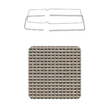 NARDI RICAMBIO ATLANTICO cserélhető szövet fekvőfelület napozóágyhoz galamb szürke színben