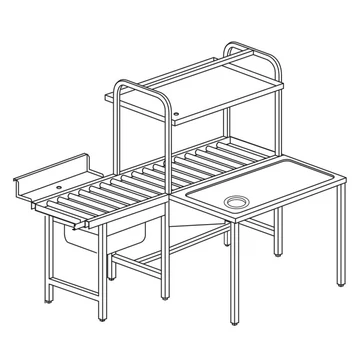 Kromo KM7/1800 Gépesített válogató asztal