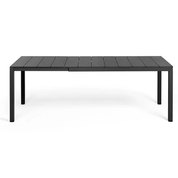 NARDI RIO ALU 140 EXTENSIBLE bővíthető kerti asztal antracit szürke színben