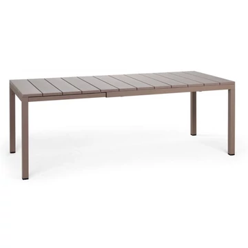 NARDI RIO 140 EXTENSIBLE bővíthető kerti asztal galamb szürke színben