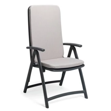 NARDI párna a DARSENA összecsukható karosszékhez szürke sunbrella színben