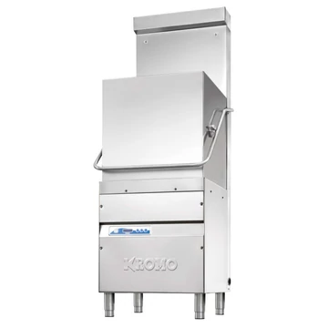 Kromo HOOD 140 PREMIUM² HR DA Átfutórendszerű tányérmosogató gép energiavisszanyerő rendszerrel és beépített vízlágyítóval