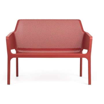NARDI NET BENCH pad korall piros színben