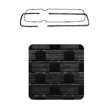 NARDI RICAMBIO ALFA-OMEGA cserélhető szövet fekvőfelület napozóágyhoz trama antracit szürke színben, fekete kerethez