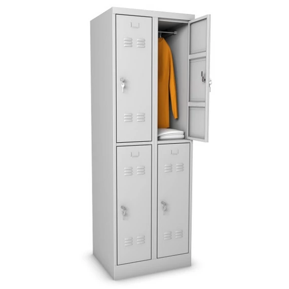 KÖRÖS SZTÁR 2/4 osztott öltözőszekrény