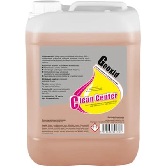 Clean Center Geoxid alumíniumbarát hideg zsíroldó 5 liter