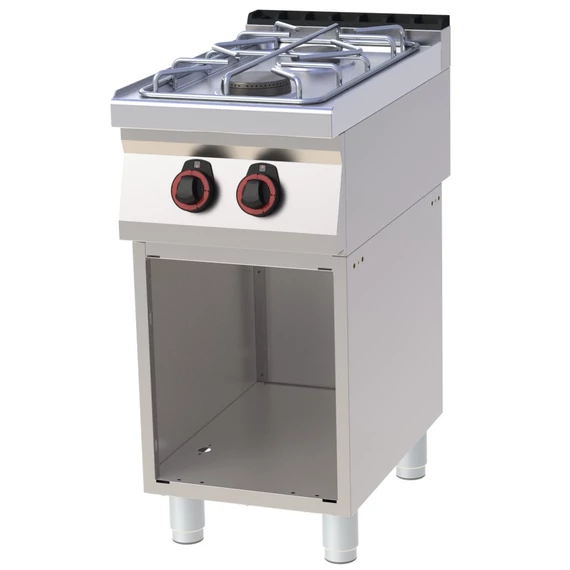 RM Gastro REDFOX SPB 70/40 G Álló Gáztűzhely 2 égővel