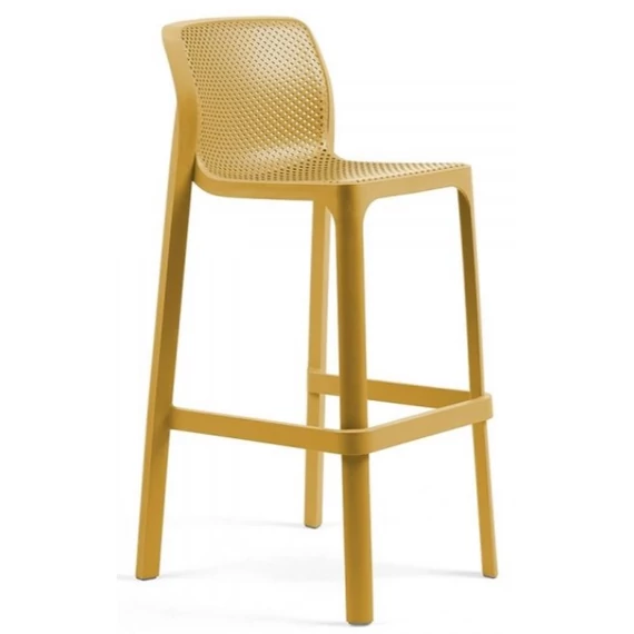 NARDI NET STOOL Bárszék mustár sárga színben