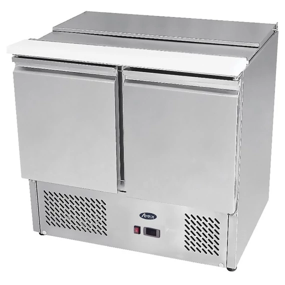 ESL 3800 Saladette hűtő tányértartóval, ventilációs hűtéssel