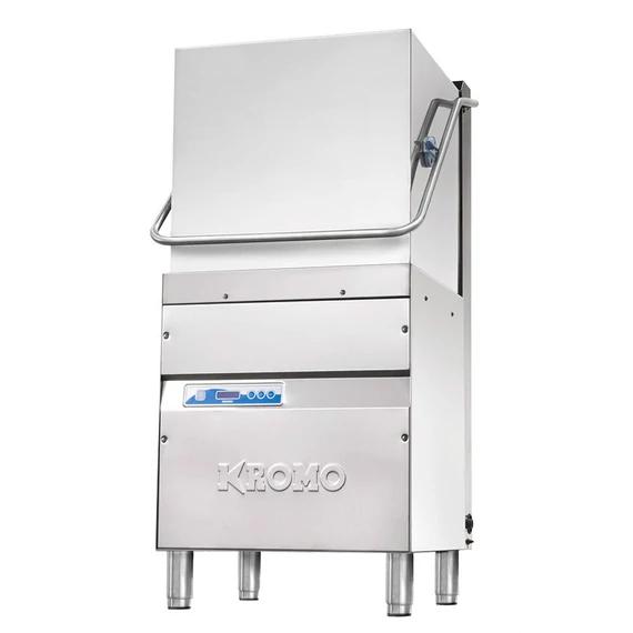 Kromo HOOD 140 PREMIUM² DA Átfutórendszerű tányérmosogató gép beépített vízlágyítóval