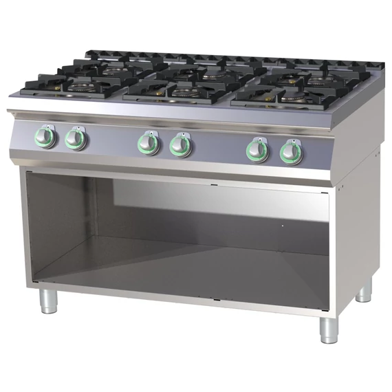 RM Gastro SP 7120 G Gáztűzhely 6 égővel