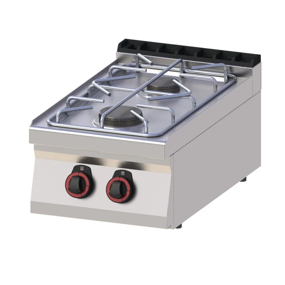 RM Gastro REDFOX SPB 70/04 G Gáztűzhely 2 égővel