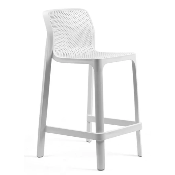 NARDI NET STOOL MINI Bárszék fehér színben