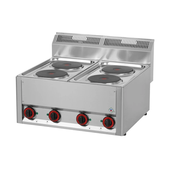 RM Gastro SP 60 ELS 230V/3 Elektromos tűzhely 4 db kör alakú főzőlappal
