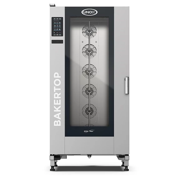 UNOX BAKERTOP XEBL-16EU-GPRS BIG Plus Intelligens gázüzemű cukrászati kombi sütő