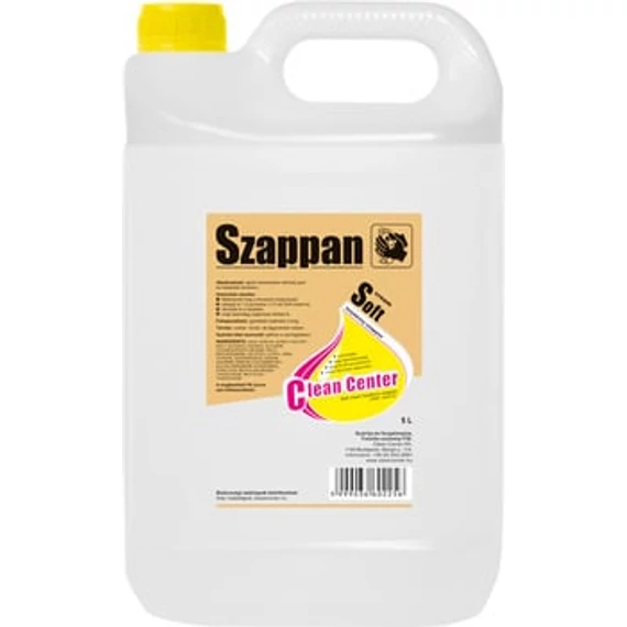 Clean Center Soft-cream folyékony szappan 5 liter