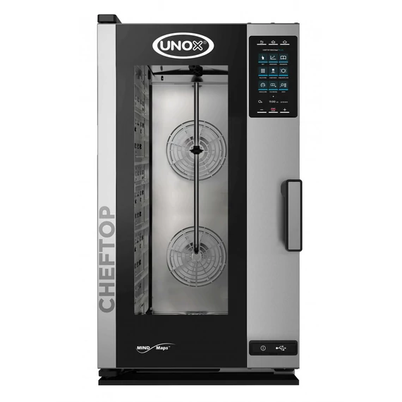 UNOX CHEFTOP XECC-1013-EPRM Compact Plus Elektromos kombi sütő