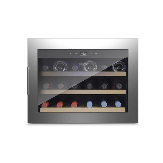 CASO WineSafe 18 EB Inox beépíthető borhűtő