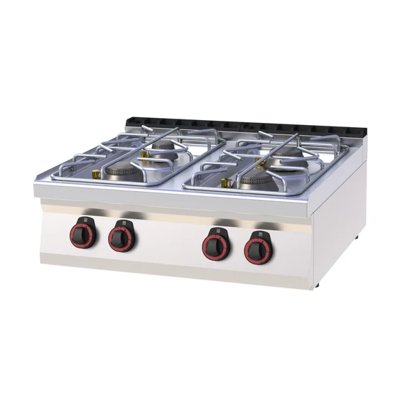 RM Gastro REDFOX SP 70/08 G Gáztűzhely 4 égővel
