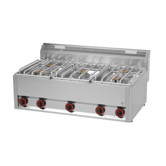 RM Gastro SP 90/5 GLS Gáztűzhely 5 égővel