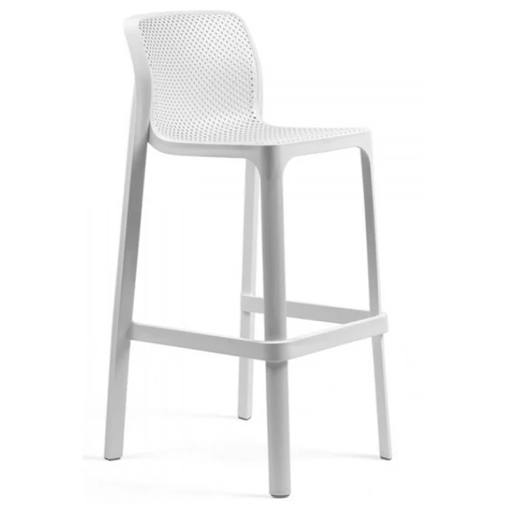 NARDI NET STOOL Bárszék fehér színben