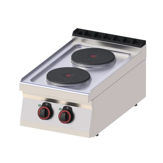 RM Gastro REDFOX SP 70/04 E Elektromos tűzhely 2 db kör alakú főzőlappal