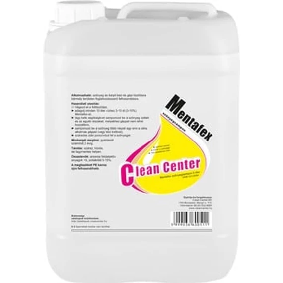 Clean Center Mentafex szőnyegsampon 5 liter