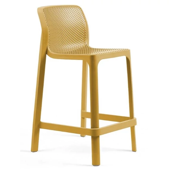 NARDI NET STOOL MINI Bárszék mustár sárga színben