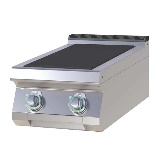 RM Gastro SPL 704 E Elektromos tűzhely 2 db süllyesztett, nagy teljesítményű, szögletes főzőlappal