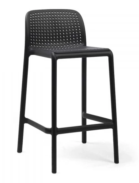 NARDI LIDO MINI Bárszék antracit szürke színben