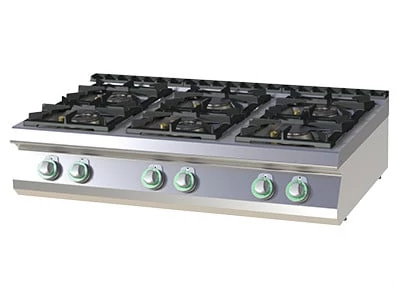 RM Gastro SP 7012 G Gáztűzhely 6 égővel
