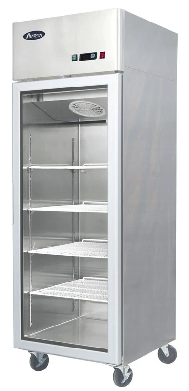 MCF 8604 700 literes álló hűtőszekrény, ventilációs hűtéssel, üvegajtóval