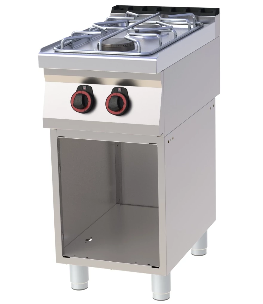 RM Gastro REDFOX SPB 70/40 G Álló Gáztűzhely 2 égővel