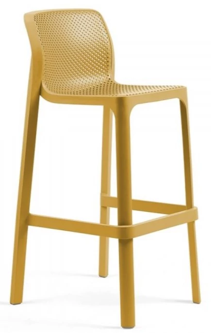 NARDI NET STOOL Bárszék mustár sárga színben