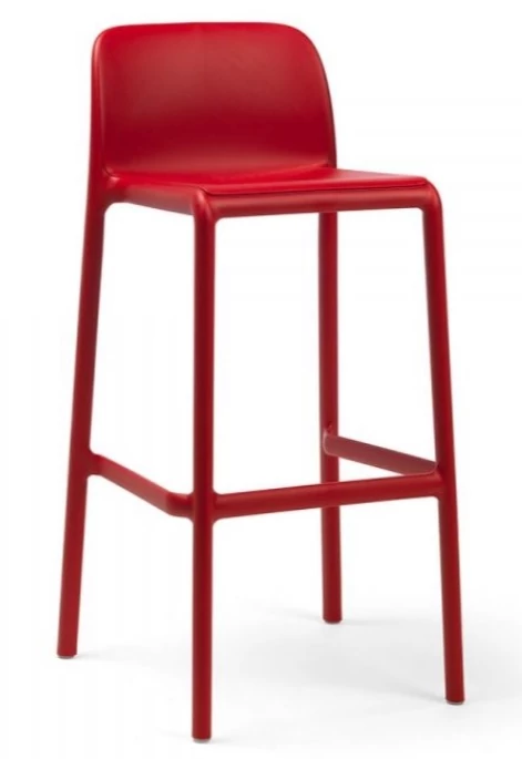 NARDI FARO Bárszék piros színben
