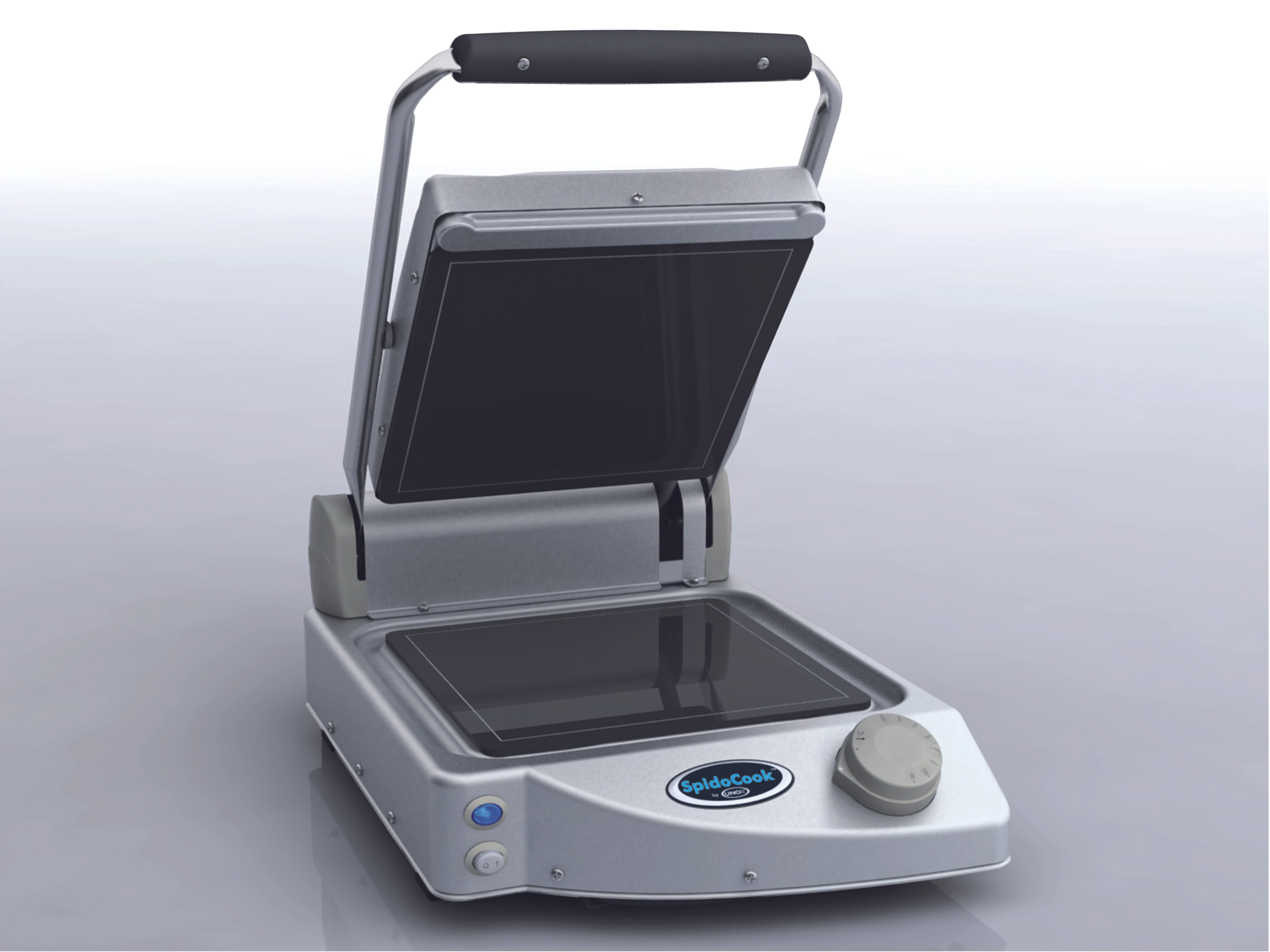UNOX SPIDOCOOK XP 010 P Egy Fedlapos Kontaktgrill üvegkerámiás sütőfelülettel