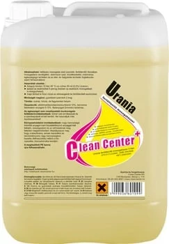 Clean Center Urania fertőtlenítő mosogatószer 5 liter