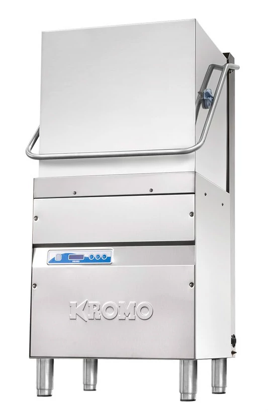 Kromo HOOD 140 PREMIUM² DA Átfutórendszerű tányérmosogató gép beépített vízlágyítóval