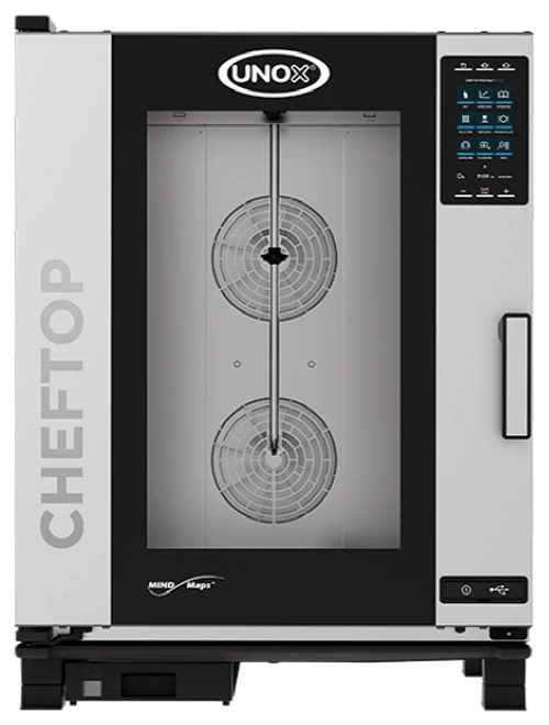 UNOX CHEFTOP XEVC-1011-GPRM Plus Gázos kombi sütő