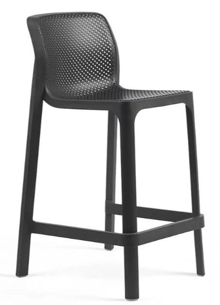 NARDI NET STOOL MINI Bárszék antracit szürke színben