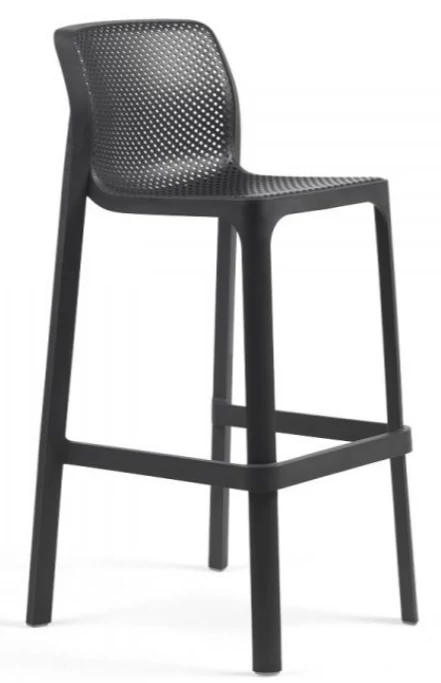 NARDI NET STOOL Bárszék antracit szürke színben