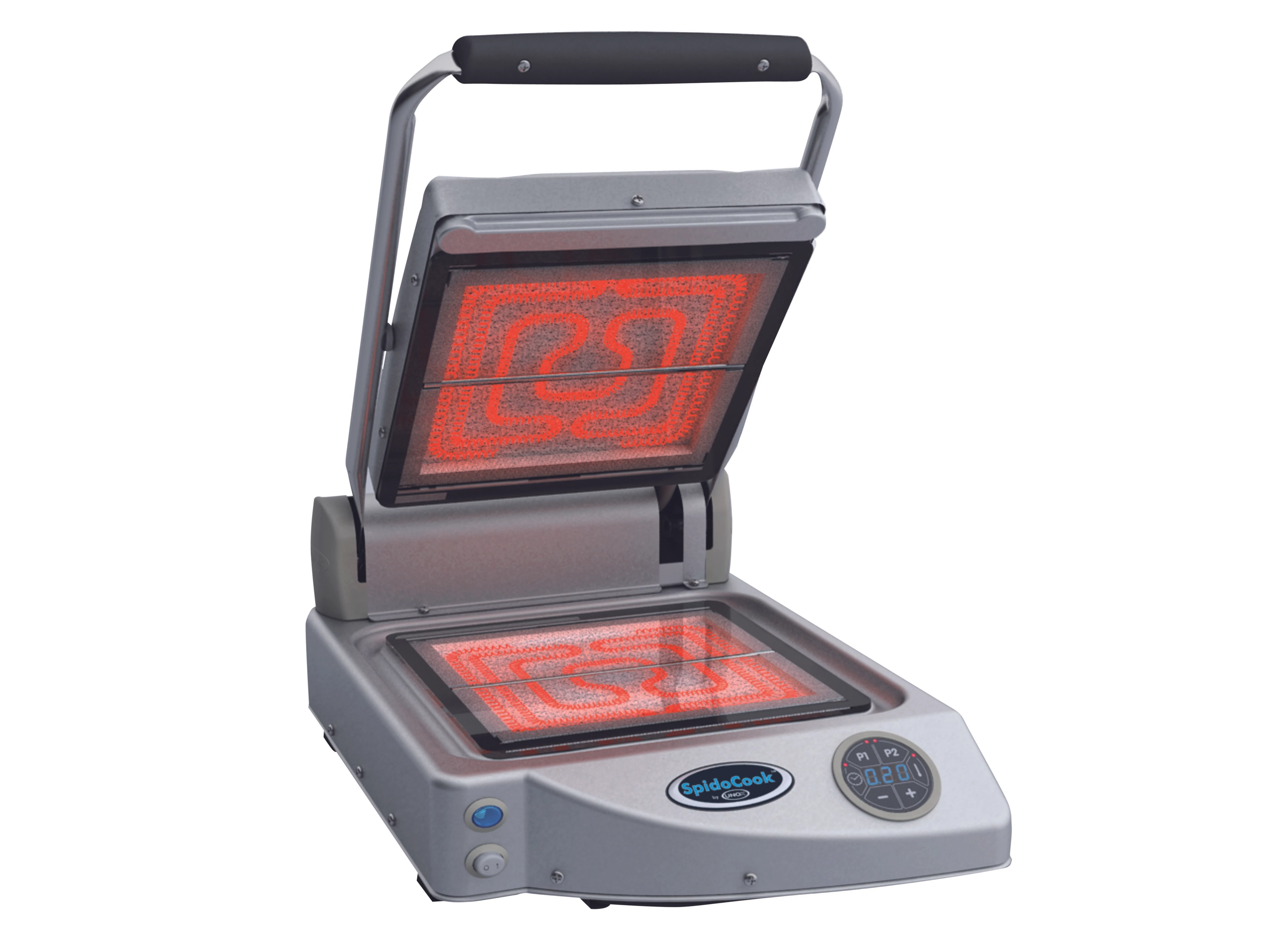 UNOX SPIDOCOOK XP 010 ET Egy Fedlapos Kontaktgrill üvegkerámiás sütőfelülettel