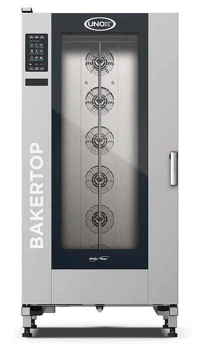 UNOX BAKERTOP XEBL-16EU-GPRS BIG Plus Intelligens gázüzemű cukrászati kombi sütő