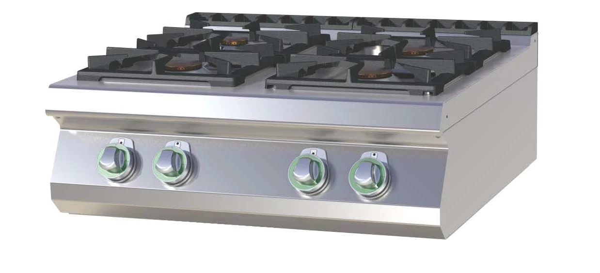 RM Gastro SP 708 G Gáztűzhely 4 égővel