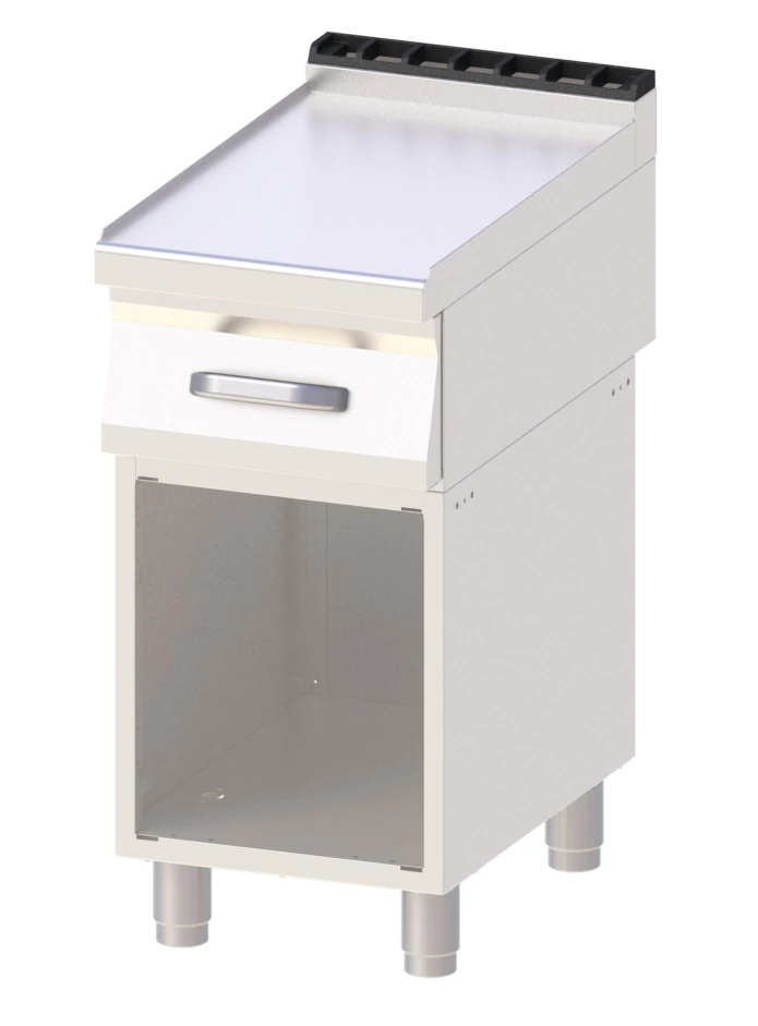 RM Gastro REDFOX PP 70/40 Semleges munkafelület GN 1/1 fiókkal