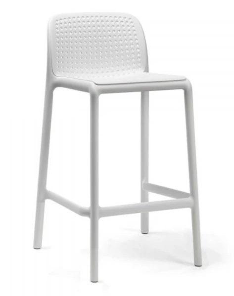 NARDI LIDO MINI Bárszék fehér színben