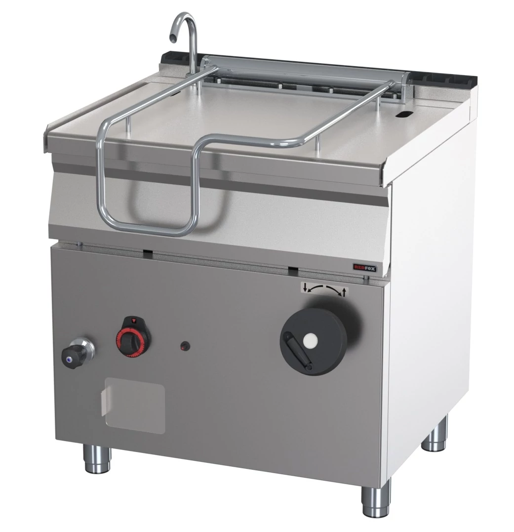 RM Gastro REDFOX BR 70/80 G Gázüzemű billenőserpenyő